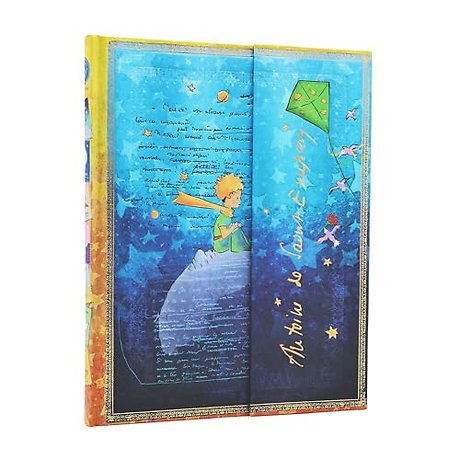 Saint-Exupery, The Little Prince (Embellished Manuscripts Collection) Ultra Unlined Hardcover Journal (Wrap Closure)