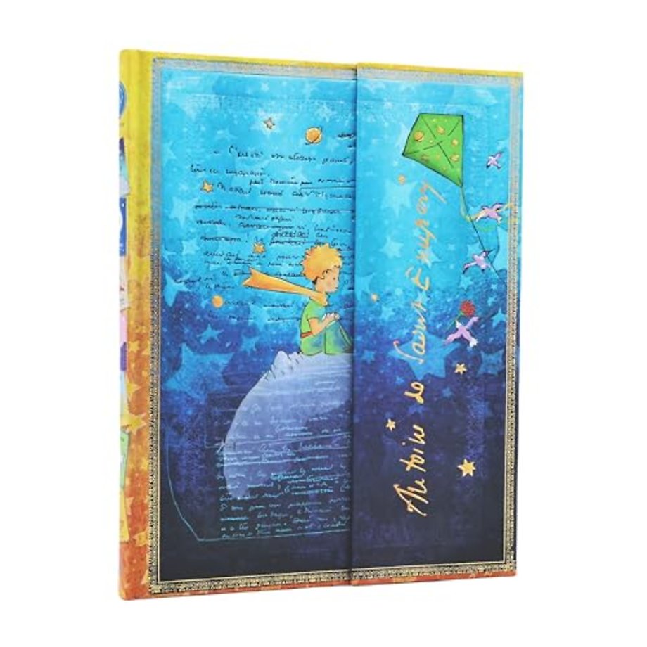 Saint-Exupery, The Little Prince (Embellished Manuscripts Collection) Ultra Unlined Hardcover Journal (Wrap Closure)