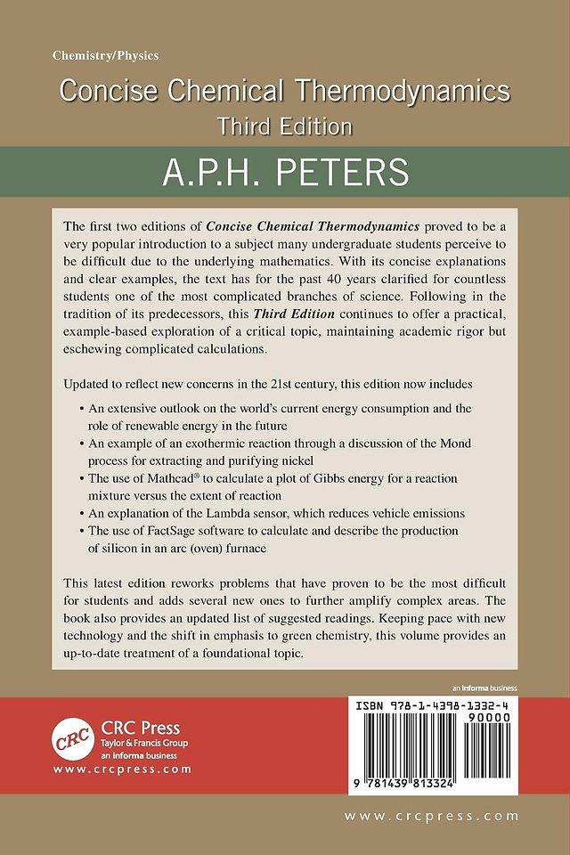 Concise Chemical Thermodynamics