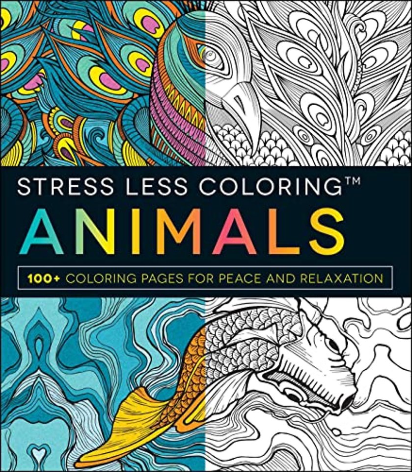 Stress Less Coloring - Animals
