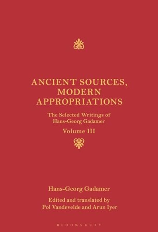Ancient Sources, Modern Appropriations