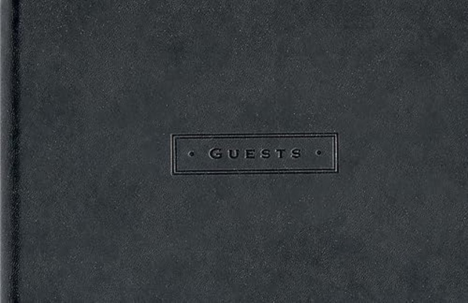 Artisan Guest Book/Classic Black