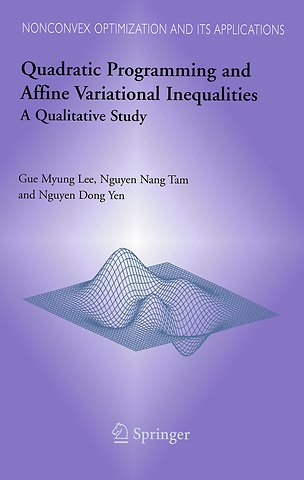 Quadratic Programming and Affine Variational Inequalities