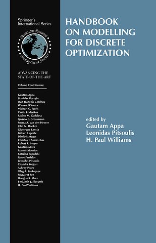 Handbook on Modelling for Discrete Optimization