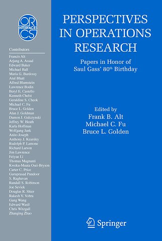 Perspectives in Operations Research