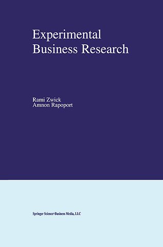 Experimental Business Research