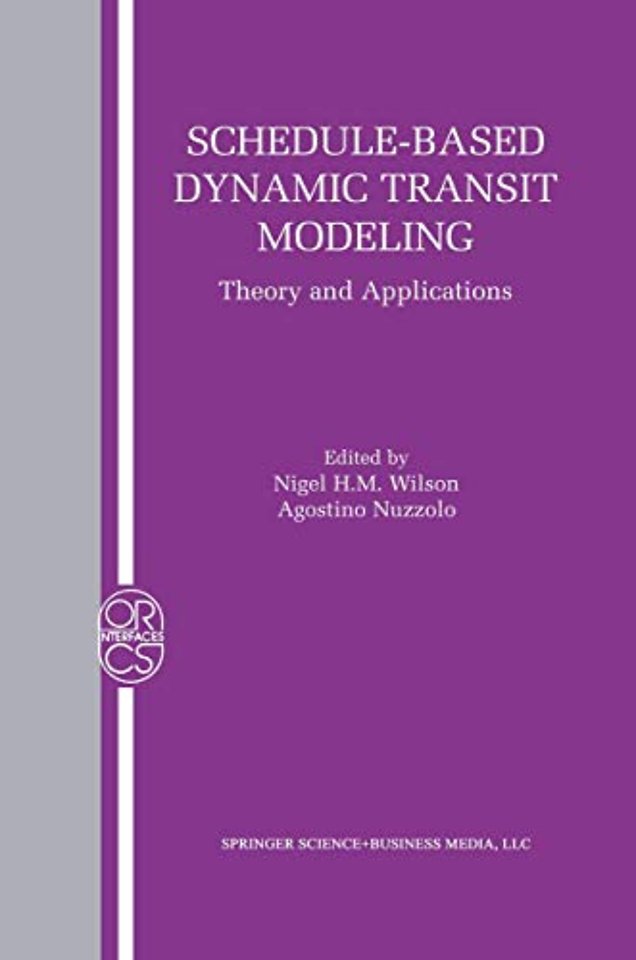 Schedule-Based Dynamic Transit Modeling