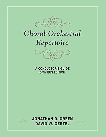 Choral-Orchestral Repertoire