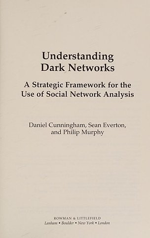 Understanding Dark Networks