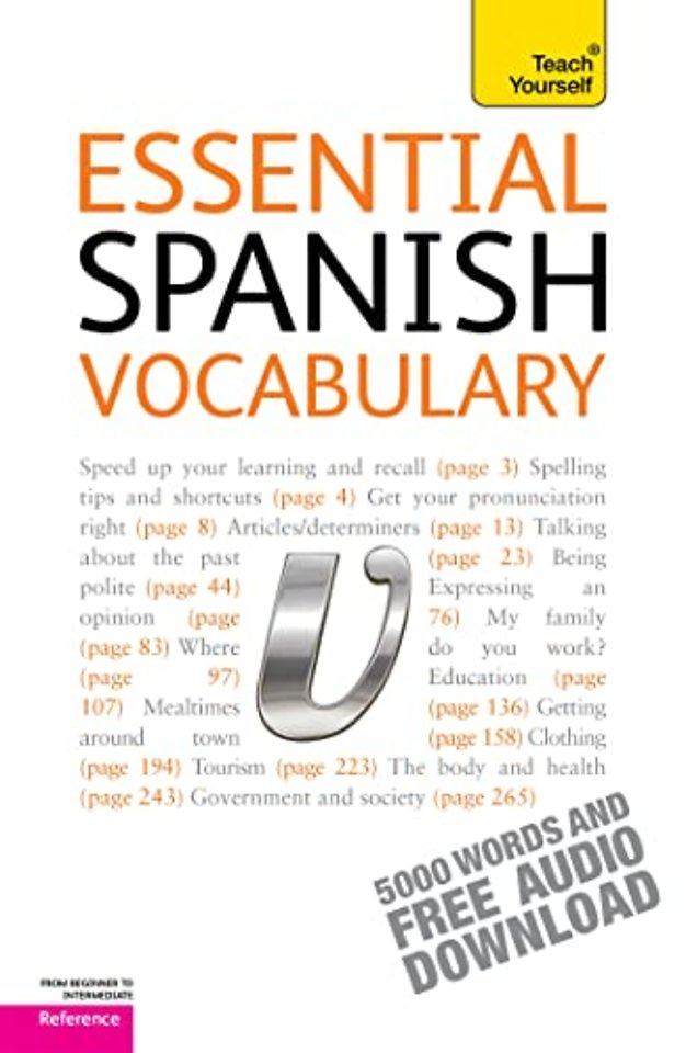 Essential Spanish Vocabulary: Teach Yourself