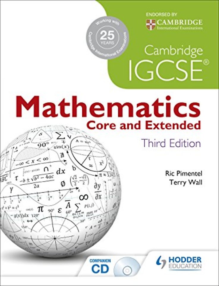 Cambridge IGCSE Mathematics Core and Extended 3ed + CD
