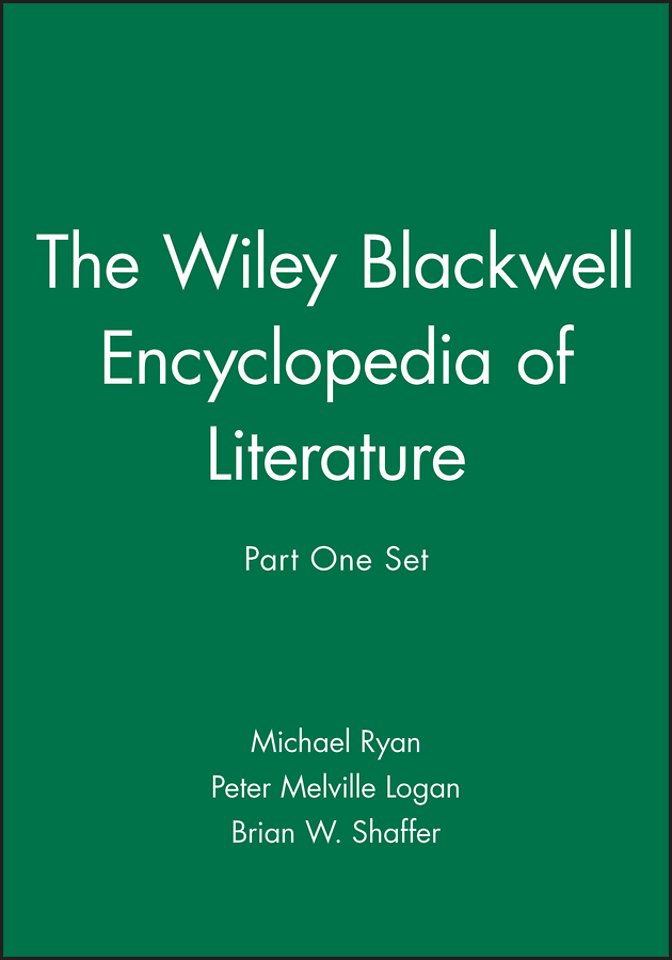 The Wiley Blackwell Encyclopedia of Literature, Part 1 Set
