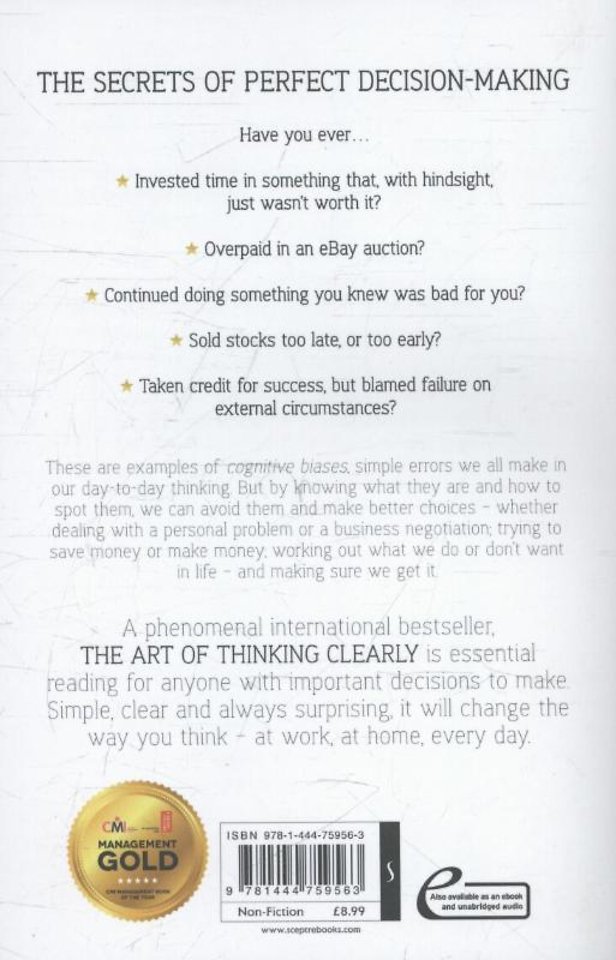 The Art of Thinking Clearly