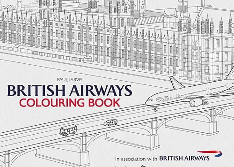 British Airways Colouring Book