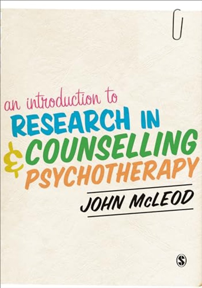 An Introduction to Research in Counselling and Psychotherapy