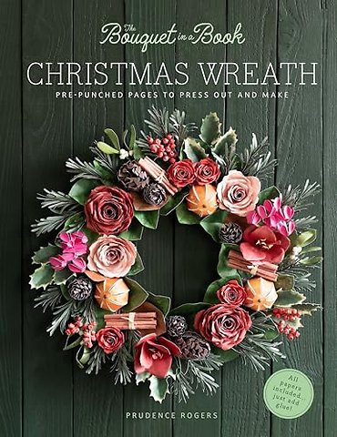 The Bouquet in a Book Christmas Wreath