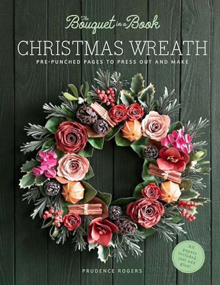 The Bouquet in a Book Christmas Wreath