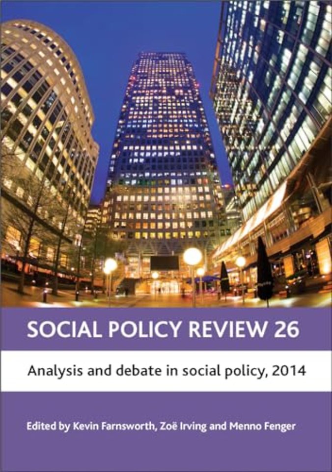 Social Policy Review 26 – Analysis and Debate in Social Policy, 2014