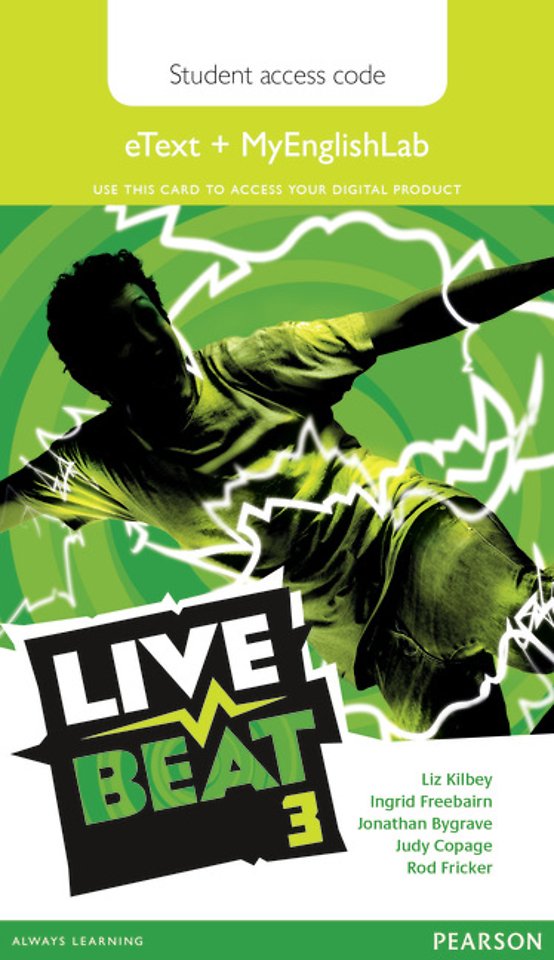 Live Beat 3 eText & MyEnglishLab Access Card