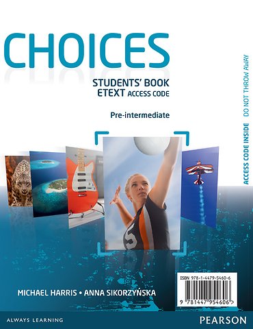 Choices Pre-Intermediate eText Students Book Access Card