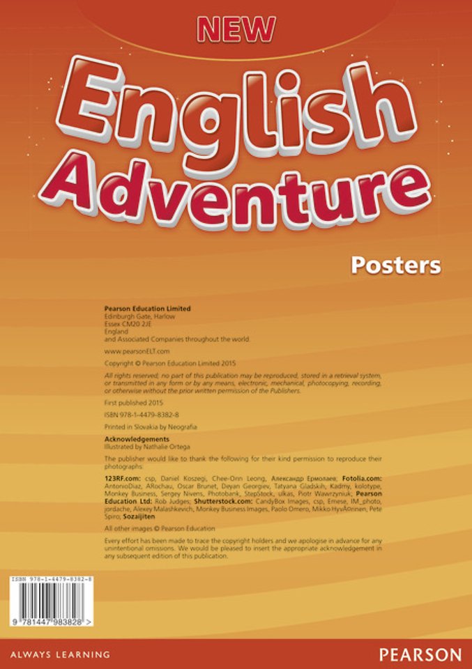 New English Adventure PL 3/GL 2 Posters