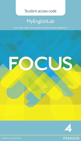 Focus BrE 4 MyEnglishLab Student's Access Card