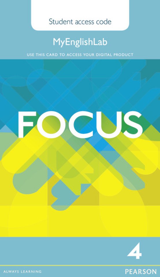 Focus BrE 4 MyEnglishLab Student's Access Card