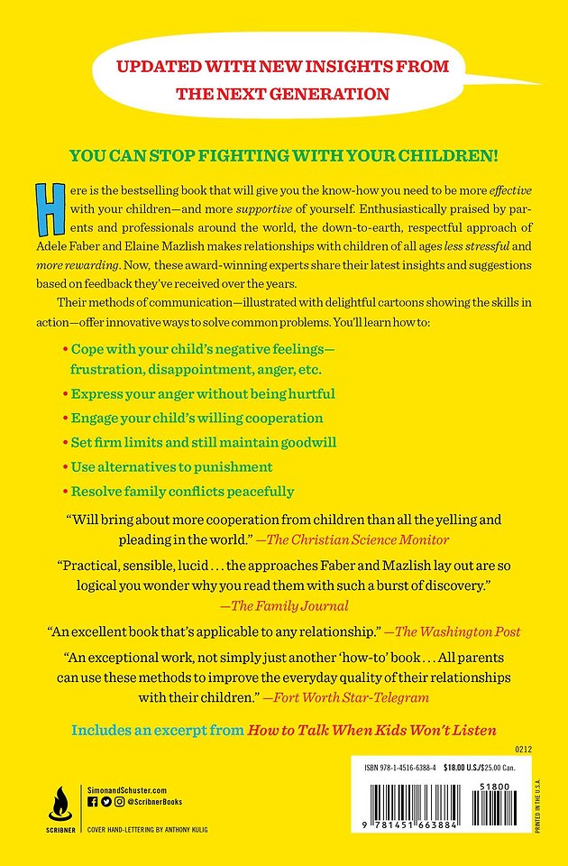 How to Talk So Kids Will Listen en Listen So Kids Will Talk