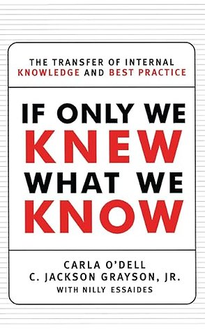 If Only We Knew What We Know