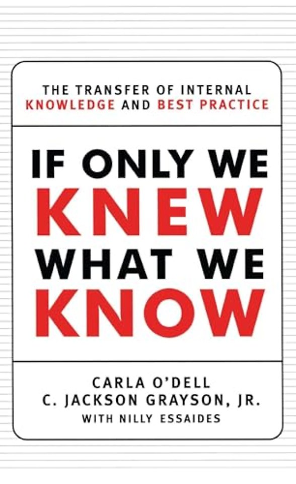 If Only We Knew What We Know