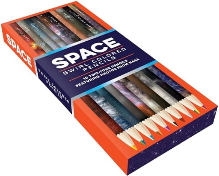 Space Swirl Colored Pencils
