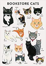 Bibliophile Flexi Journal: Bookstore Cats