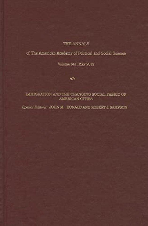 Immigration and the Changing Social Fabric of American Cities