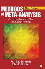 Methods of Meta-Analysis: Correcting Error and Bias in Research Findings