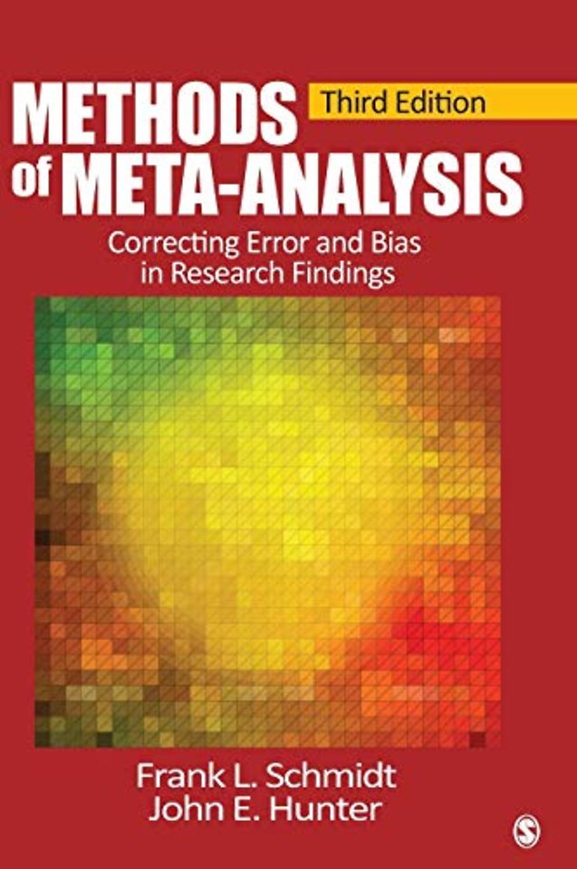 Methods of Meta-Analysis: Correcting Error and Bias in Research Findings