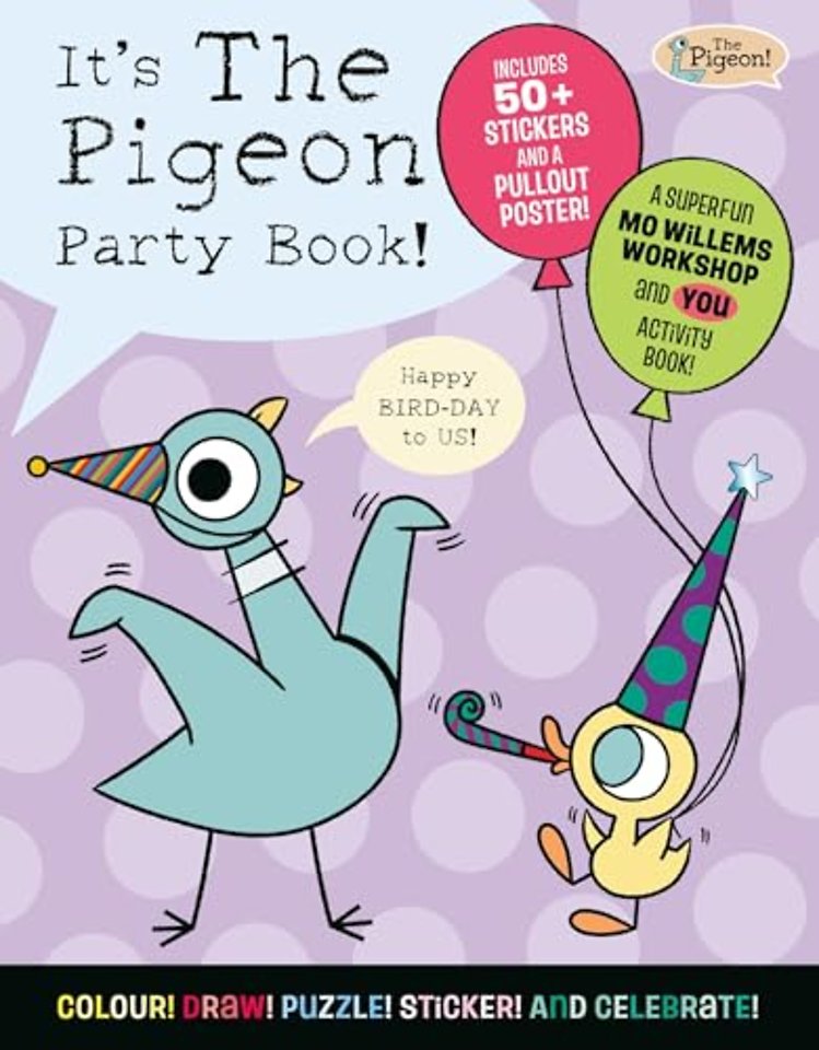 It’s The Pigeon Party Book!