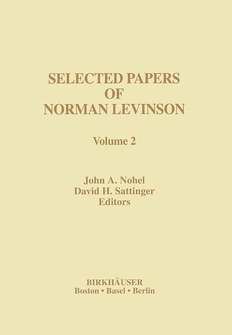 Selected Papers of Norman Levinson