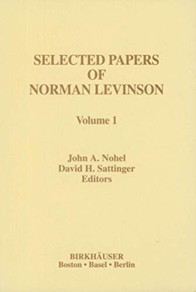 Selected Papers of Norman Levinson
