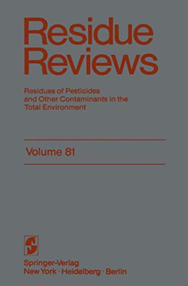 Residue Reviews