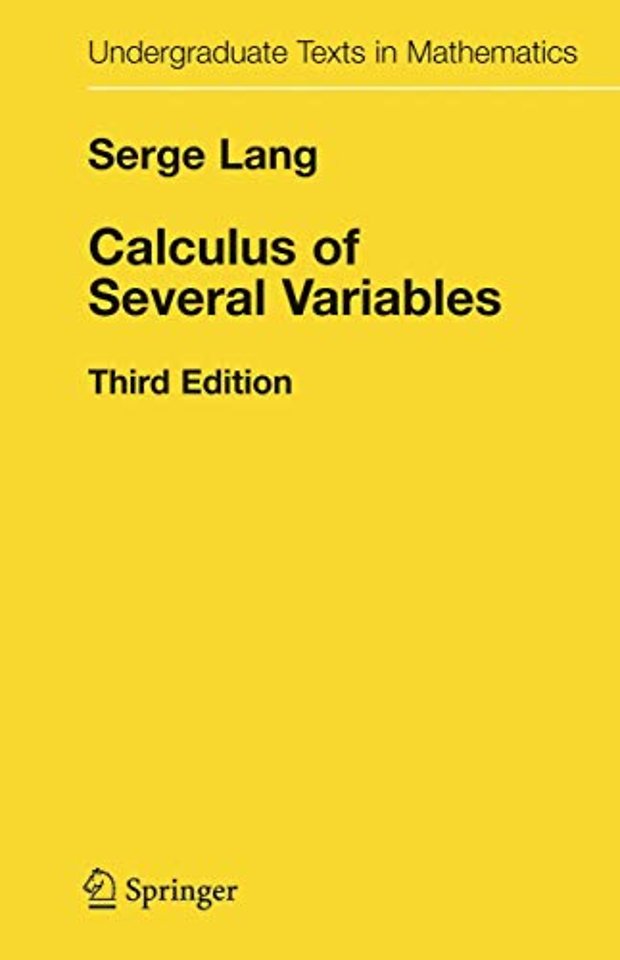 Calculus of Several Variables