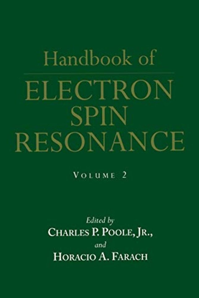 Handbook of Electron Spin Resonance