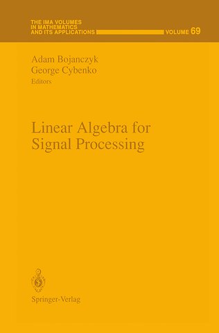 Linear Algebra for Signal Processing