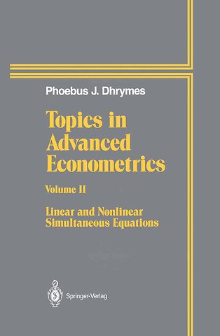 Topics In Advanced Econometrics