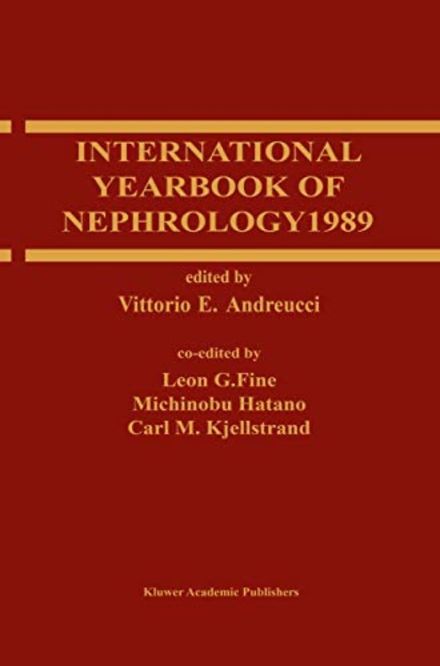 International Yearbook of Nephrology 1989