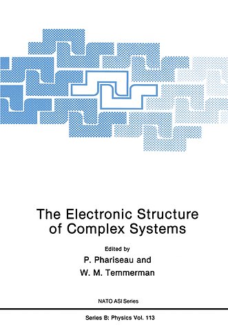 The Electronic Structure of Complex Systems