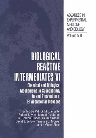 Biological Reactive Intermediates Vi