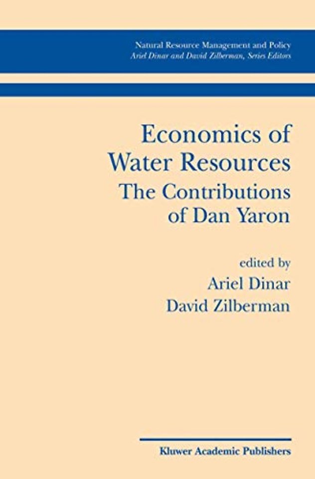 Economics of Water Resources The Contributions of Dan Yaron