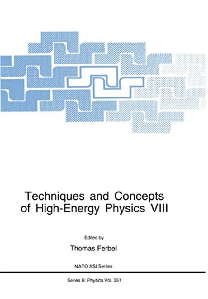 Techniques and Concepts of High-Energy Physics VIII
