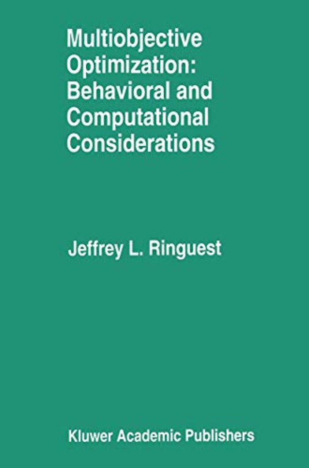 Multiobjective Optimization: Behavioral and Computational Considerations
