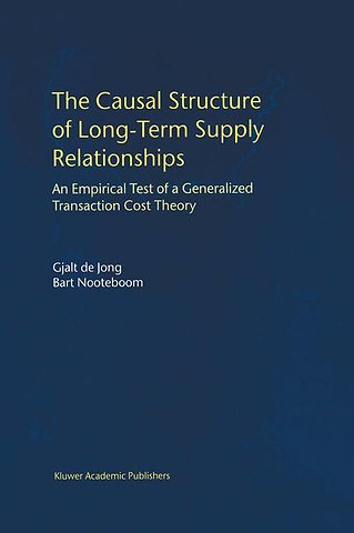 The Causal Structure of Long-Term Supply Relationships